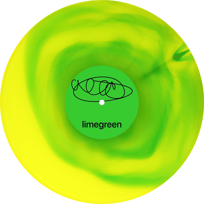 limegreen 2LP (Limited Edition Green and Yellow Swirl)