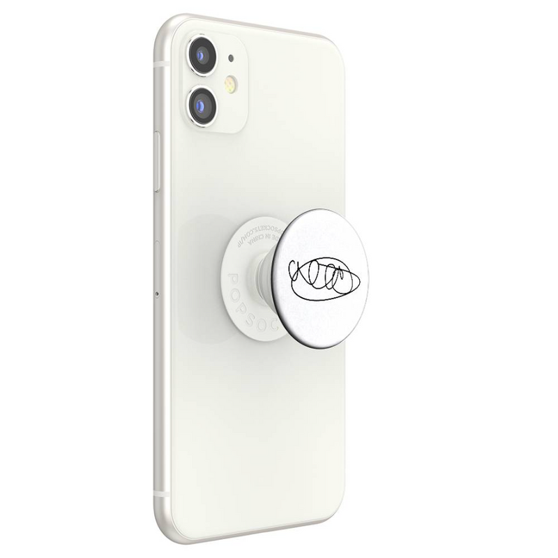 Alec PopSockets® PopGrip - White (PRE-ORDER)