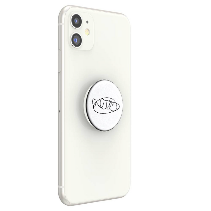 Alec PopSockets® PopGrip - White (PRE-ORDER)