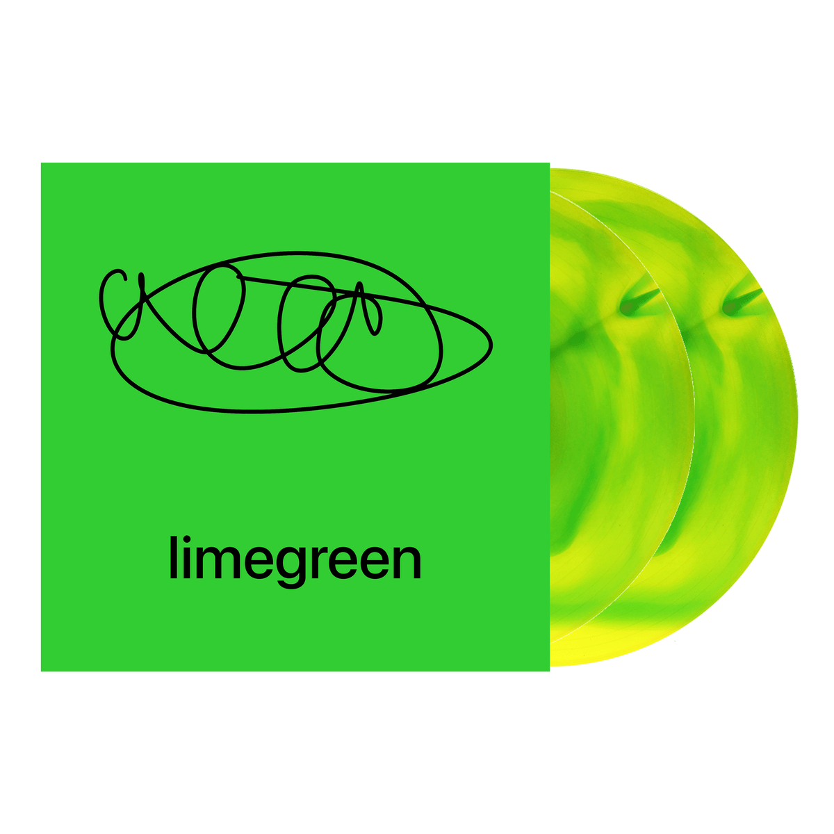 limegreen 2LP (Limited Edition Green and Yellow Swirl)