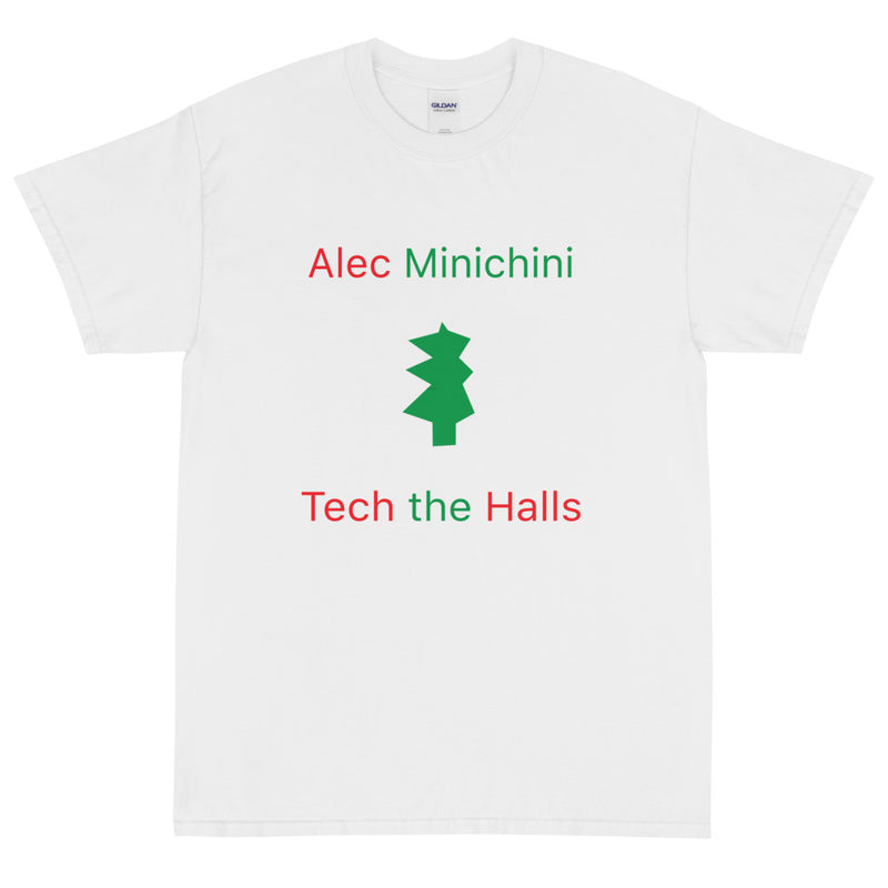 Tech the Halls Album Cover Tee - White