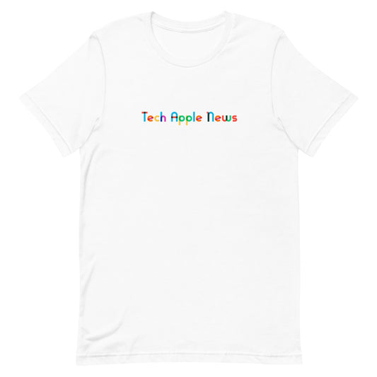 Tech Apple News Tee - White
